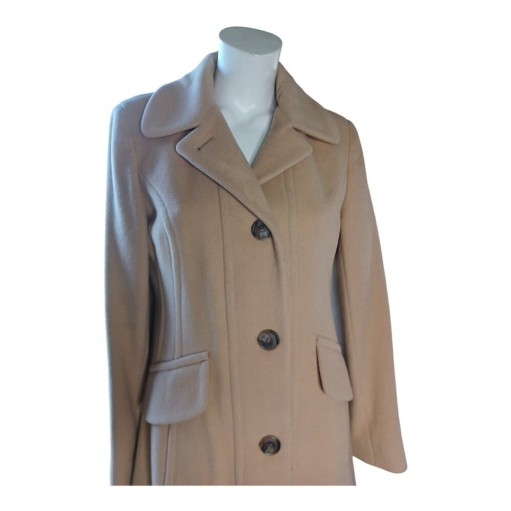 Vintage Anne Klein Cashmere Wool Classic winter coat 6 - Picture 3 of 3
